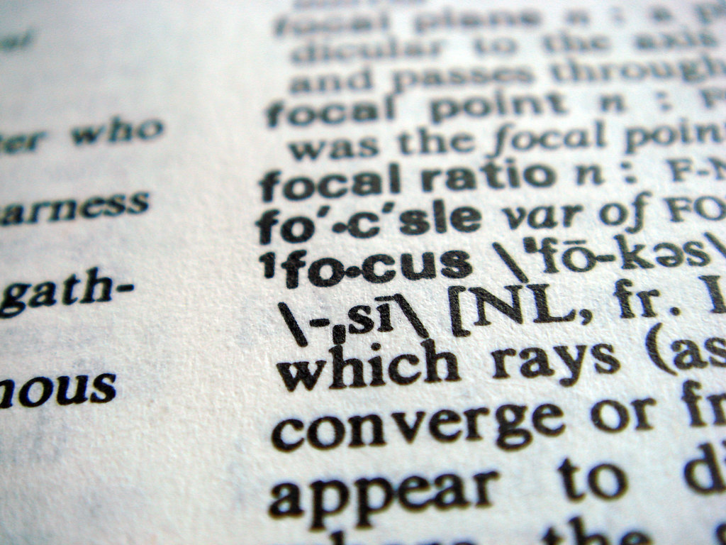 Open dictionary representing clear website terminology for AI search